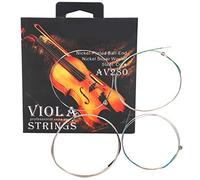 UPALDHOU Caderas de Viola de Núcleo de Acero, Excelentes Cuerdas de Reemplazo para Violas de 14 "-16", Sonido Cálido, Construcción de Metal, Tono Rico, Sonido Sensible, Ajuste Seguro para