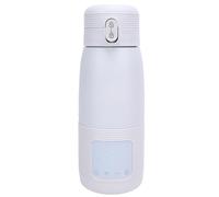 UPALDHOU Calentador de Leche Portátil Calentador Rápido Botella Recargable con 37 ℃ a 55 ℃ Control de Temperatura para Viajes para Acampar Picnics (350 ml 5000 mAh)