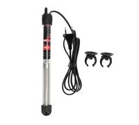 UPALDHOU Calentador Sumergible para Acuario, Calentador de Pecera con 2 Ventosas para Agua Salada Marina y Agua Dulce (200W)