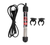 UPALDHOU Calentador Sumergible para Acuario, Calentador de Pecera con 2 Ventosas para Agua Salada Marina y Agua Dulce (25W)