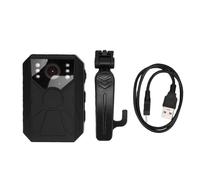 UPALDHOU Cámara para el Pecho, 1080P Pantalla Táctil IPS de 2,0 Pulgadas Gran Angular de 120 Grados para Reuniones Aventuras Extremas Grabación Deportiva Admite hasta 256G