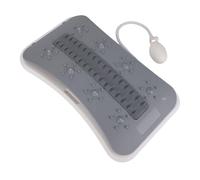 UPALDHOU Camilla Lumbar Ajustable, Camilla de Espalda Baja con Bomba Manual, Ajuste de Rápida para el Gimnasio de la Oficina en Casa, Adecuado para Todos los Tipos de Cuerpo (GRAY)