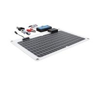 UPALDHOU CARGADO DE PANEL Solar DE 100W Cargador Monocristalino Silicon Silicon Kit DE Controlador USB Doble para Pisos DE Techo Garaje Adecuado para Diferentes Baterías DE Automóviles