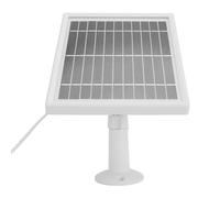 UPALDHOU Cargador de Panel Solar para la Cámara de Timbre -10 W Suministro de Alimentación Solar para Batería de Leva de Palo, Panel de Instalación Simple para Cámaras de Batería Recargables (WHITE)