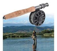 UPALDHOU Carrete de Pesca con Mosca Rueda de Mosca Varilla de Carrete de Ligera GLA7/8 GLA5/6 con Línea de Retroceso de la Línea Fly Leader para Accesorios para Pesca con (GLA5/6)