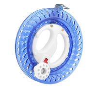 UPALDHOU Carrete Grande con Mosca Arbor, Construcción de ABS con Diseño Liviano, Diámetro de 8,7 Pulgadas para Pesca de Truchas de Agua Dulce en Ríos y Lagos (Blue)