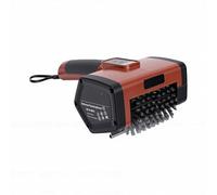 UPALDHOU Cepillo Eléctrico para Parrilla, Cepillo para Barbacoa con Luz LED, Potente Limpiador de Parrilla de 800RPM para Acampar