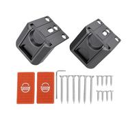 UPALDHOU Cerradura de Puerta de Seguridad para el Hogar para Puerta Principal Abatible hacia Adentro (Gris hierro)