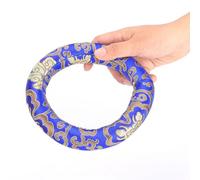 UPALDHOU Cojín de Tazón de Canto de Seda, Cojín de Seda Estable para Tazón de Sonido de Cristal Tibetano de 7-10 Pulgadas, Mano de Obra Fina, Apariencia Elegante, Accesorio de Estabilidad, Hecho a