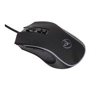 UPALDHOU Colorful Shine RGB Mechanical Mouse 3600DPI Juego de Juego Wired Mouse para Computadora Portátil, Ergonómico para OS X, Adaptado a Amantes, Material ABS (Black)
