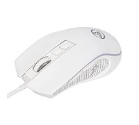 UPALDHOU Colorful Shine RGB Mechanical Mouse 3600DPI Juego de Juego Wired Mouse para Computadora Portátil, Ergonómico para OS X, Adaptado a Amantes, Material ABS (White)