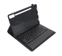 UPALDHOU Concha del Teclado de la Tableta para la Pestaña P12 12.7 Pulgadas Tableta 2023 TPU Cubierta de Cuero con Teclado Extraíble y Modo de Ahorro de Energía (Black)