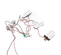 UPALDHOU Conjunto de Camioneta SSH, Kit de Reemplazo Directo con Configuración SSH Completa para Actualización y Reemplazo de Guitarra Eléctrica, Bobina única de Alta Sensibilidad y Pastillas de