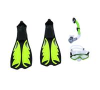 UPALDHOU Conjunto de Snorkel con Aleta de Máscara, Máscara Antivaho para Adultos, Aletas, Snorkel con Tapa Seca para Entrenamiento de Natación, Kit de Paquetes de Buceo (M)