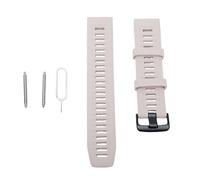 UPALDHOU Correa de Reloj, Repuesto de Correa de Muñeca Deportiva Solar de Silicona Ajustable para Hombres y Mujeres (WHITE)