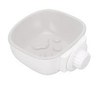 UPALDHOU Crate Dog Bowl Coop Cup Cuenco Colgante de Agua y Alimentador de Alimentos para Perros Pequeños y Medianos, a Prueba (Grey)