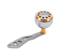 UPALDHOU de Alimentación de Carrete de Pesca, Aleación de Aluminio Liviano Ergonómico Cebo Cebo de Carrete Empuñadura (Gold)