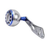 UPALDHOU de Alimentación de Carrete de Pesca, Aleación de Aluminio Liviano Ergonómico Cebo Cebo de Carrete Empuñadura (Blue)