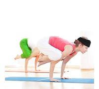 UPALDHOU Diademas de Yoga para Mujer Diadema Elástica Que Absorbe el Algodón Antideslizante Absorción del Sudor 1 Pieza para Correr Entrenamiento de Yoga Gimnasio Danza Casco Liviano Compatible