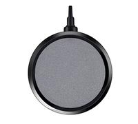 UPALDHOU Disco de Burbuja de Sinterización de Alta Temperatura de Piedra de Aire para Acuario, Cabezal Conector de 2 Etapas Fácil de Conectar para Tubo de Aire