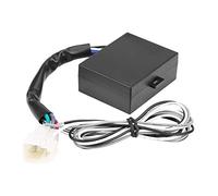 UPALDHOU Dispositivo de Temporizador Turbo con Pantalla LED Negra para Vehículos universales: Monitor RPM, Eficiencia de Combustión y Consumo de, Seguridad de Frenos de Estacionamiento (Luz roja)