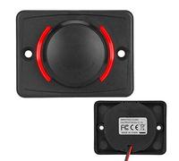 UPALDHOU Enchufe Cargador USB para Coche 3.1A Doble Puerto 12-24V Negro | Carcasa ABS, Luz de Estado LED, Salida 16W, Tomacorriente 5V, -25°C a 80°C, Barcos Yates RVs Autobuses, Tapa