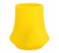 UPALDHOU Entrenador de Swing de Raqueta de Tenis, Ayuda de Entrenamiento Corrector de Agarre de Silicona, Herramienta de Práctica Ergonómica Antideslizante 5,8 X 5,2 X, Cm para Principiantes (Yellow)