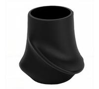 UPALDHOU Entrenador de Swing de Raqueta de Tenis, Ayuda de Entrenamiento Corrector de Agarre de Silicona, Herramienta de Práctica Ergonómica Antideslizante 5,8 X 5,2 X, Cm para Principiantes (Black)