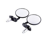 UPALDHOU Espejo Plegable de Manillar para Motocicleta, Espejo Retráctil de Ala, 7/8in, para Motos