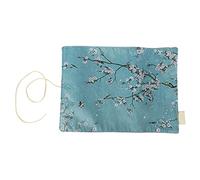 UPALDHOU Estuche para Lápices de Gran Capacidad de Estilo Antiguo Chino para Caja de Bolígrafos Retro con Diseño único para Estudiantes y Artistas (Flores Simples)
