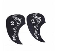 UPALDHOU Golpeador de Guitarra Protector contra Rayones de Gota de Agua de Plástico Juego de 2 Piezas 17,6 X 9,7 Cm Calcomanías de Golpeador de Aplicación Suave para Práctica y Interpretación de