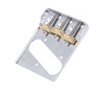 UPALDHOU Guitarra Telecaster Bridge, Piezas de Reemplazo de Guitarra Eléctrica de Silla de Ola de Latón, Compatibles con Muchas, Jugabilidad Mejorada con el Espacio Libre y el Pico, una Cuerda