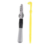 UPALDHOU Herramienta para Atar Nudos de Pesca, Juego Manual de 2 Piezas | Sal****er Ready Line aparejador 40 g Construcción liviana Operación de nudo de clavo con una sola mano Núcleo de acero