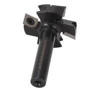UPALDHOU Insert Spoilboard Router Bit 12mm Vástago, 1-3/4in Filo de Corte | Acero al carbono de alta resistencia, rendimiento de corte eficiente, adecuado para cepillar
