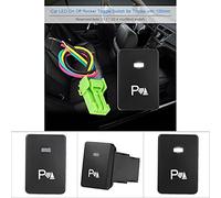 UPALDHOU Interruptor Basculante para Coche con Luz LED para Camery Highlander Carora, Material ABS Duradero, Fácil Instalación, para Amantes de los Automóviles (patrón de luces de estacionamiento)