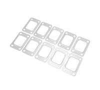 UPALDHOU Junta de Entrada del Turbocompresor Juego de 10 Piezas de Acero | Acero Inoxidable de Alta Temperatura, Accesorio de Repuesto T25 T28 GT25 GT28, Brida del Colector de Entrada de Turbina