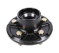 UPALDHOU Kit de Buje de Remolque, Círculo de Pernos de 5 Orificios de 4,5 Pulgadas para Remolque de 3500 Libras, con Eje Cónico de 1 1/16 a 3/8 Pulgadas, Eje 84, Rodamientos L44649 L68149