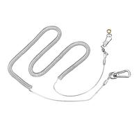 UPALDHOU Kit de Correa de Cuerda de Entrenamiento Antimordedura de Pájaro Duradero, Longitud Desplegable Portátil de 6m para Sesiones de Entrenamiento de Aves (Cuerda voladora de 8,5 MM + 6M)