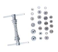 UPALDHOU Kit de Instalación de Cojinetes, Aleación de Aluminio, 18 Pares | Accesorio de prensa de cubo, contacto de bloque cónico, varilla tipo T, caja de almacenamiento, compatibilidad con servicio