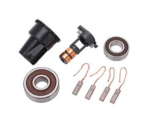 UPALDHOU Kit de Reparación de Alternador Juego de Rodamientos de Cepillos de Anillos Deslizantes Compatibles Fuertes para Generadores 230090 OE 0124515010, 0124525139 para Piezas de Repuesto