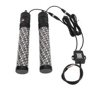 UPALDHOU Luces de Látigo, 2 Piezas 12-24 V RGB LED Luz de Látigo Aplicación Control Remoto Antena Iluminada 366 Modos Antena de Persecución para UTV ATV Todoterreno Camión de Barco (1FT)