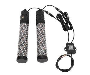 UPALDHOU Luces de Látigo, 2 Piezas 12-24 V RGB LED Luz de Látigo Aplicación Control Remoto Antena Iluminada 366 Modos Antena de Persecución para UTV ATV Todoterreno Camión de Barco (1FT)