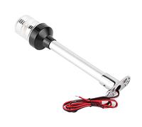 UPALDHOU Luz de Proa LED Marina, 24V DC 12V 5W, Luz de SeñAl de Navegación para Barco, Lámpara de Popa de Ancla Redonda de 360 grados, Resistente Al Agua IP66 (10 pulgadas)