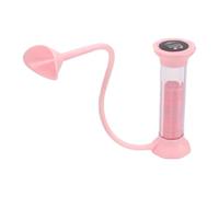 UPALDHOU Mancuernas de Respiración, Ejercitador Abdominal Ajustable de Respiración Profunda para Oficina en Casa (Rosada)