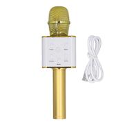 UPALDHOU Micrófono Inalámbrico KTV Recargable para una Transmisión de Sonido Clara, con para Cantar en Casa en Cualquier Momento y en Cualquier Lugar