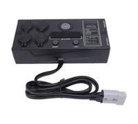 UPALDHOU Mini Caja de Alimentación de 12 V, 6 Puertos USB, 4 Tomas para Encendedor de Cigarros con Disyuntor de 50 A y Clasificación IP65, para Anderson 2 Entradas Salidas Hub de