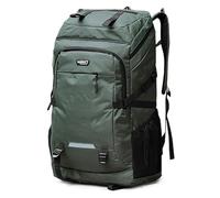 UPALDHOU Mochila de Senderismo, Mochila de Campamento 80L Bolsa de Viaje Liviana para Viajar Corriendo Caminatas para Acampar (ejercito verde)