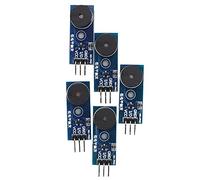UPALDHOU Módulo de Timbre Pasivo Módulo de Sonido del Actuador de bajo Nivel 3.3~5V Control de Pin para Proyectos Electrónicos, Conjunto de 5