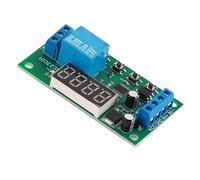 UPALDHOU Módulo Relé Contador de Pulsos, Temporización 0.1S-9999999.9S | Material de PCB duradero, 12 modos de trabajo, fácil instalación