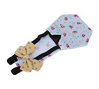 UPALDHOU Pañal Transpirable para Aves de Corral, para Pollo, Pato, Ganso, Precioso Pañal para Ropa con Pajarita para Mascotas, Pañales Limpios Reutilizables para Interiores para Aves de Corral (S